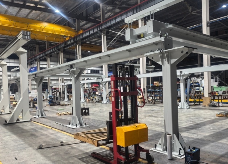 惡略環境使用雙軌重型機器人桁架